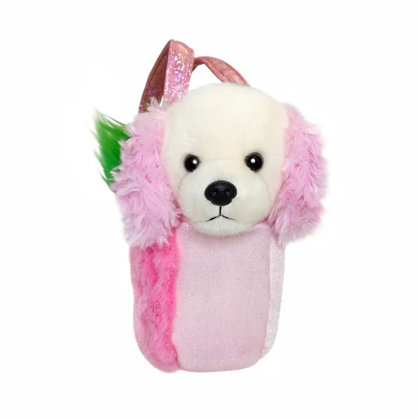 AURORA  Pliušinis pudeliukas Strawberry rankinėje, 20 cm thumbnail 2