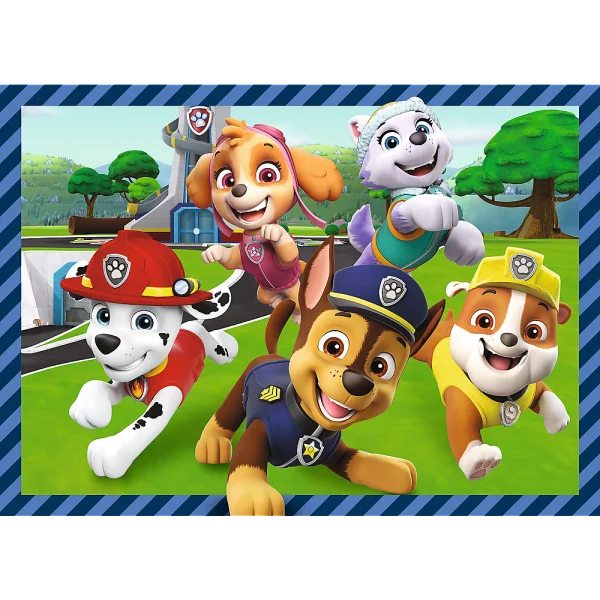  PAW PATROL 4 dėlionių rinkinys „Šuniukas-patrulis“