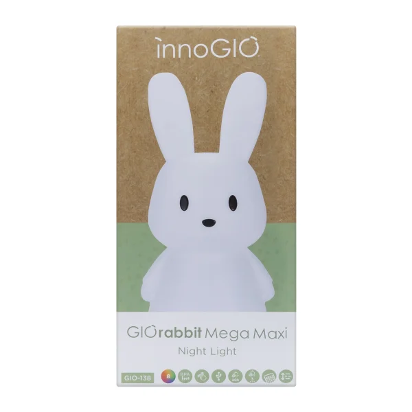 InnoGiO naktinė lempa triušis GIOrabbit Mega GIO-138  thumbnail 2