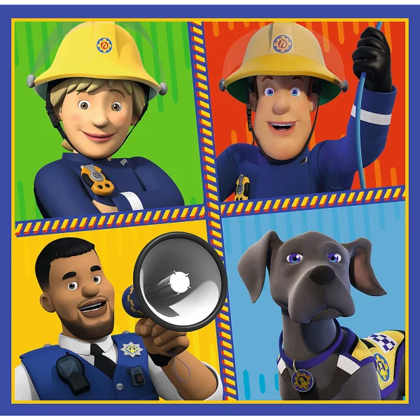  FIREMAN SAM 3 dėlionių rinkinys „Gaisrininkas Semas“ thumbnail 2