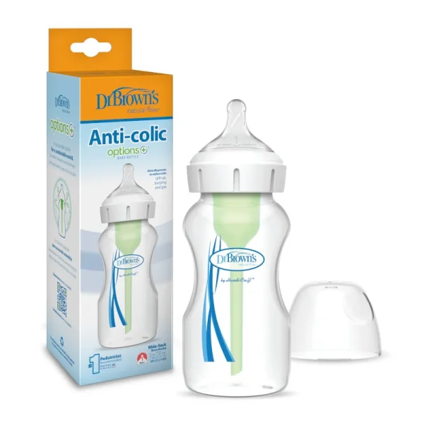  buteliukas Options+ plačiu kakleliu 270ml