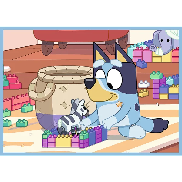  BLUEY 4 dėlionių rinkinys