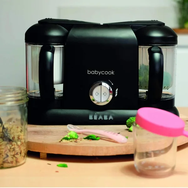 Babycook Plus DUO  kombainas (garintuvas-trintuvas) JUODAS thumbnail 2