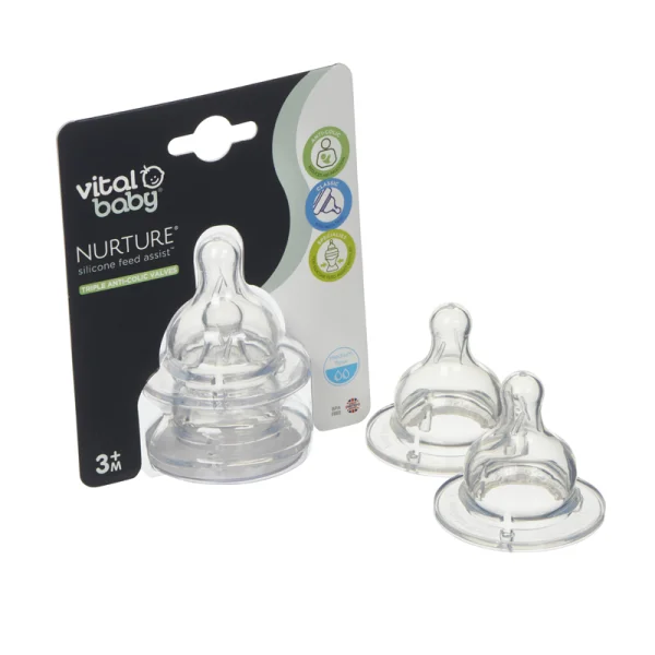 vidutinės tėkmės žindukas 3+ mėn. NURTURE Silicone Feed Assist  thumbnail 2