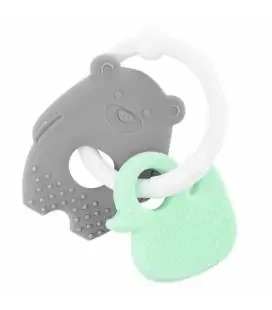  Silikoninis kramtukas BEAR/DUCK, A0126