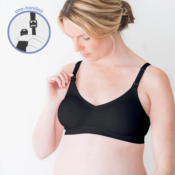 maitinimo liemenėlė Comfy Bra, S dydis, JUODA thumbnail 2