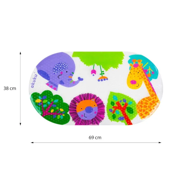  neslystantis vonios kilimėlis, 69x39 cm. A0655 thumbnail 2