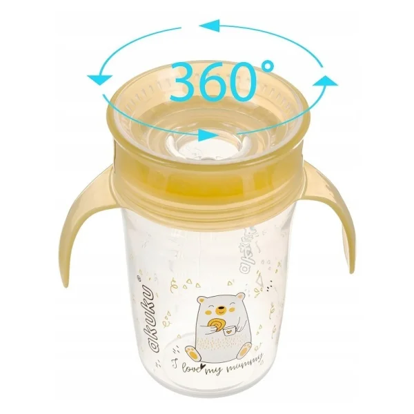  neišsiliejantis puodelis 360° 240 ml., A0670 thumbnail 2