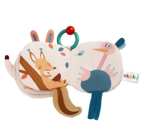  pliušinė sensorinė knygelė, Ežiukas, A0673 thumbnail 2