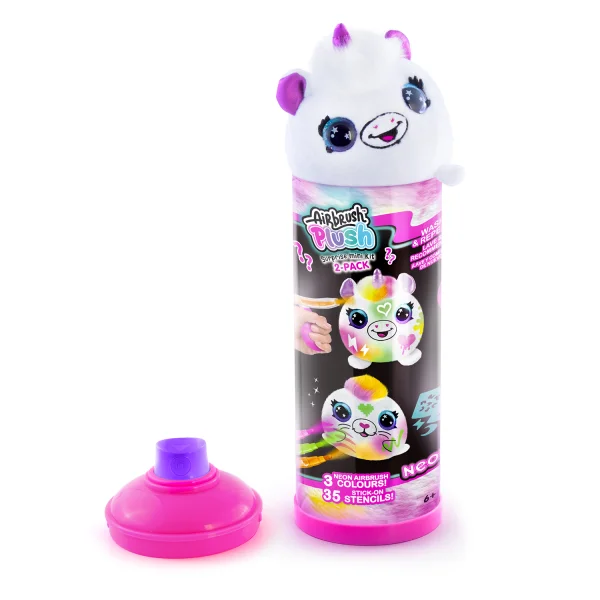  PLUSH Rinkinys su aerografu „Mini neoninis siurprizas“, 2.vnt