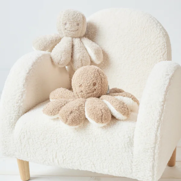  TEDDY Pliušinis aštuonkojis, oranžinis
