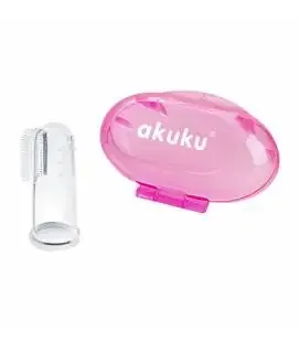  silikoninis dantų šepetėlis su dėžute, A0265-PINK