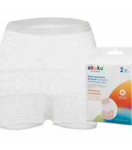  daugkartinės tinklinės kelnaitės po gimdymo, dydis - XL, 2 vnt. А0235