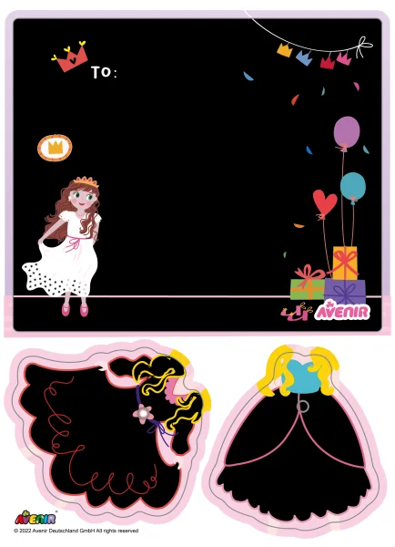  Atvirukų gaminimo rinkinys „Princesės“ thumbnail 3
