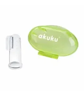  silikoninis dantų šepetėlis su dėžute, A0264-GREEN