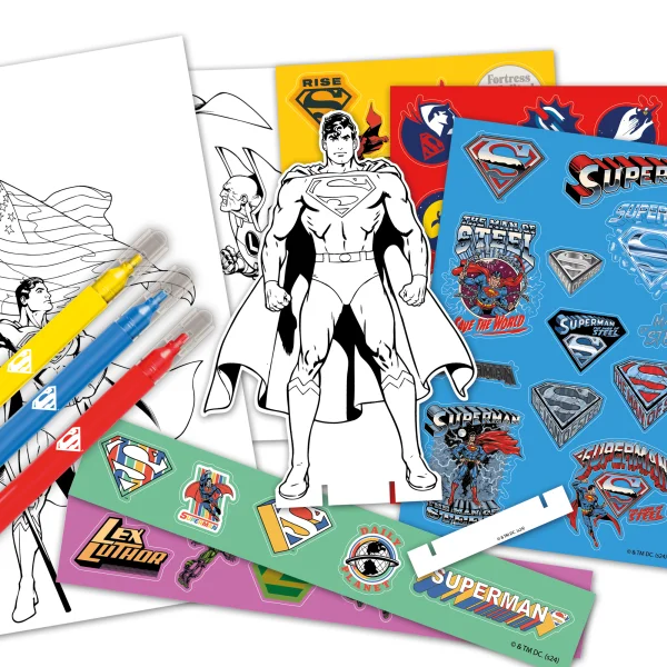 SUPERMAN Lipdukų veiklos rinkinys