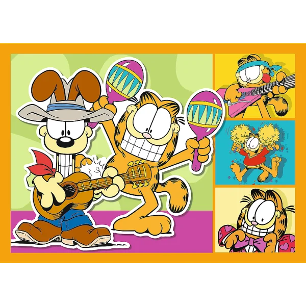  GARFIELD 4 dėlionių rinkinys