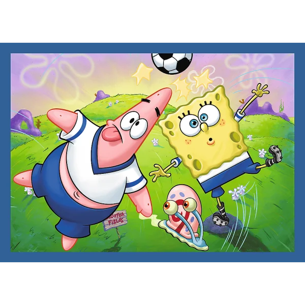  SPONGEBOB 4 dėlionių rinkinys thumbnail 4