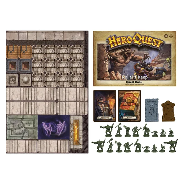 Žaidimas "HeroQuest Kellar´s Keep expansion quest pack, (anglų kalba)"