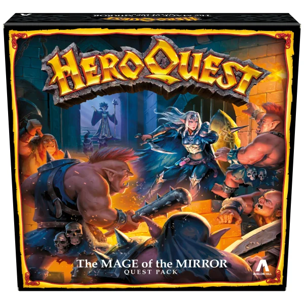 Žaidimas " HeroQuest Mage of the mirror expansion quest, (anglų kalba)"
