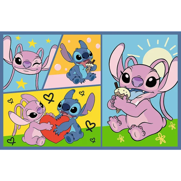  DISNEY STITCH Dėlionių rinkinys „Stičas“, 2 x 70 det.