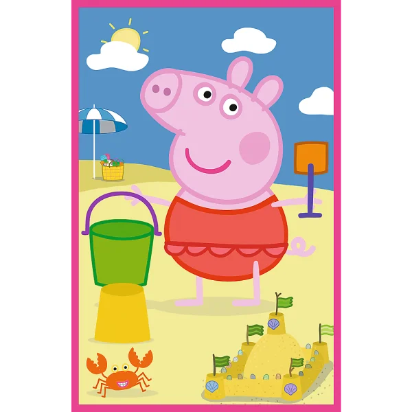  PEPPA PIG Dėlionių rinkinys „Draugystės galia“, 3 x 50 det.