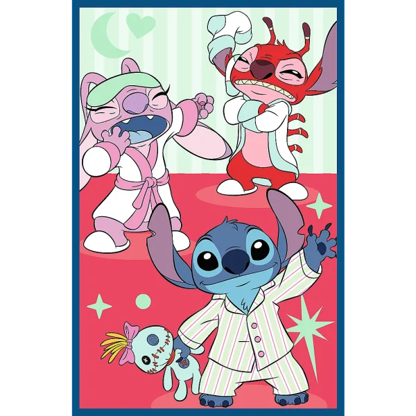  DISNEY STITCH Dėlionių rinkinys „Stičo pasaulis“, 3 x 80 det. thumbnail 2