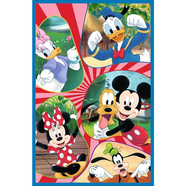  DISNEY MICKEY MOUSE Dėlionių rinkinys „Mikio komanda“, 3 x 80 det.