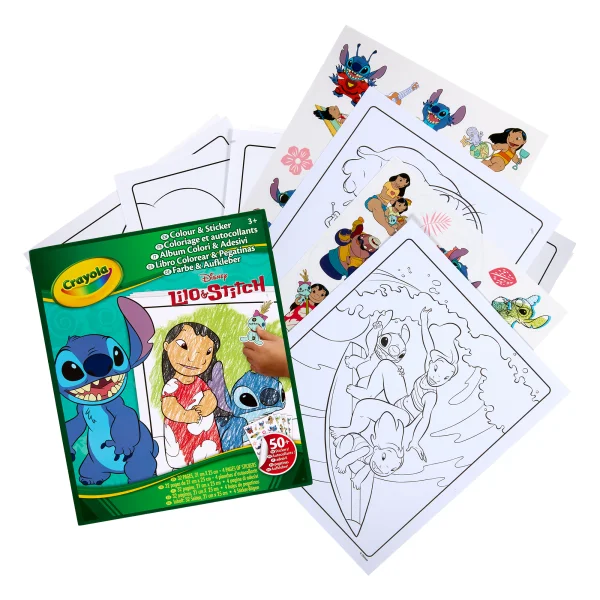  Lilo&Stitch Spalvinimo rinkinys su lipdukais