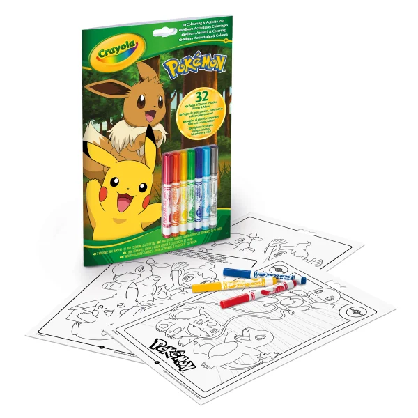  POKEMON Spalvų ir veiklos rinkinys