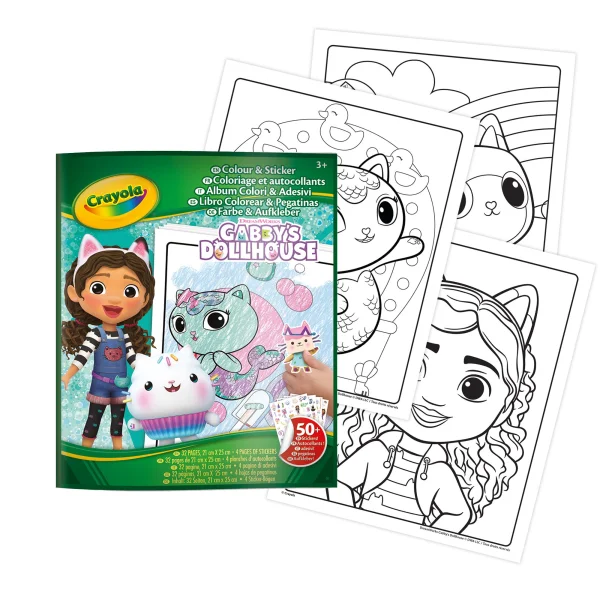  GABBY´S DOLLHOUSE Spalvinimo rinkinys su lipdukais thumbnail 2