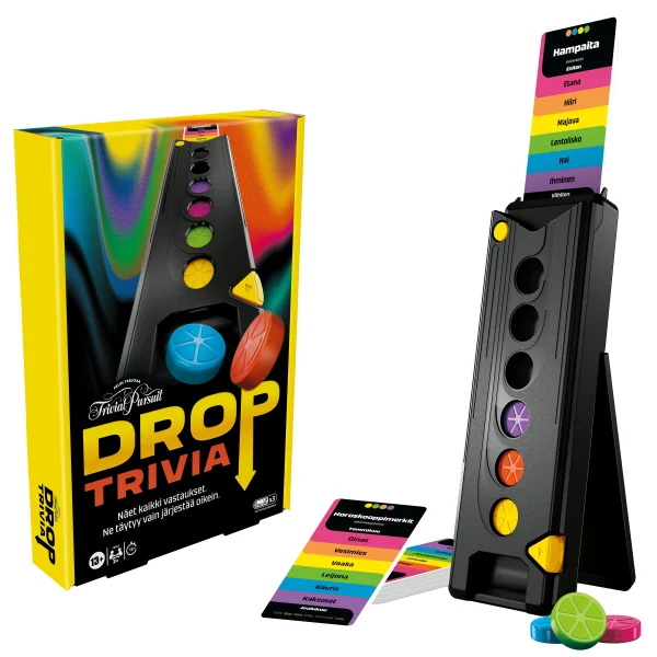 Trivial Pursuit Drop Trivia Game FIN thumbnail 3