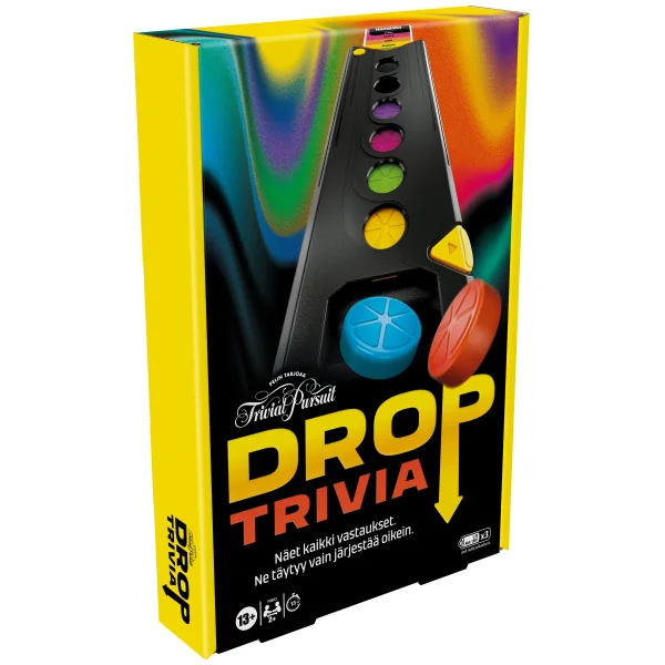 Trivial Pursuit Drop Trivia Game FIN