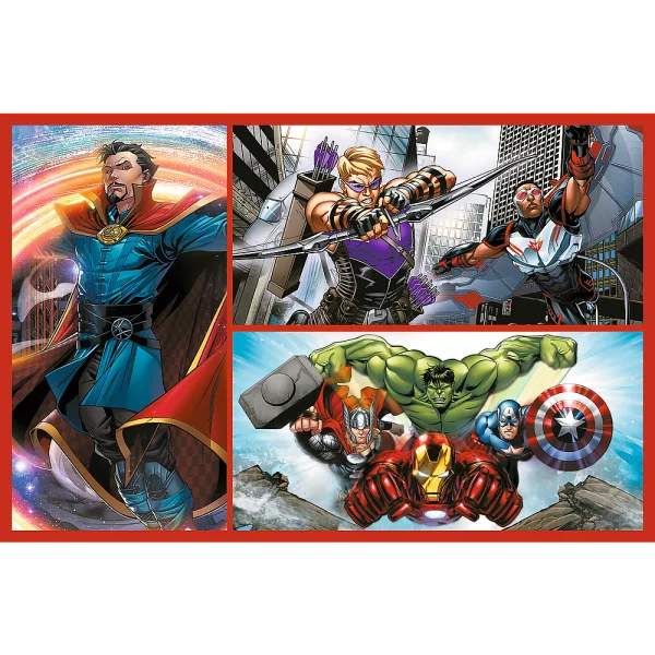  AVENGERS Dėlionių rinkinys, 2 x 70 det.