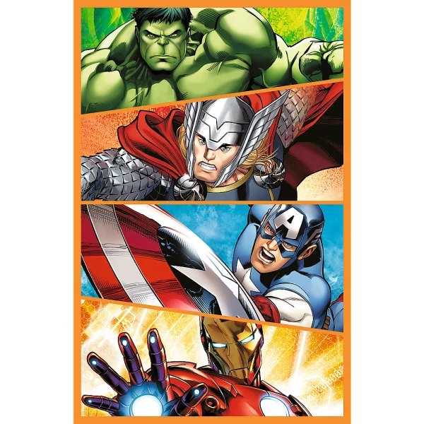  AVENGERS Dėlionių rinkinys „Veiksmo diena“, 3 x 80 det. thumbnail 3