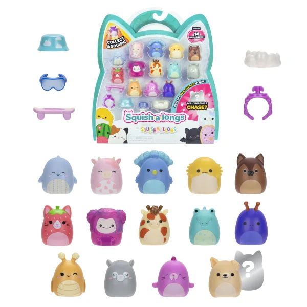  SQUISH-A-LONGS Herojai, 14 vnt., 2,5 cm thumbnail 57