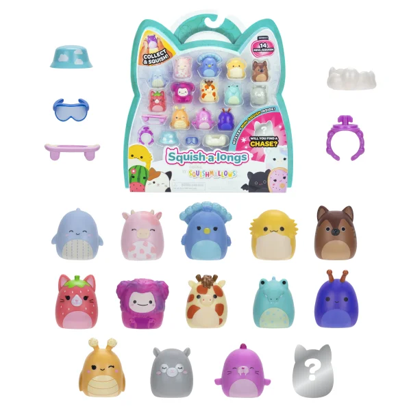  SQUISH-A-LONGS Herojai, 14 vnt., 2,5 cm thumbnail 58