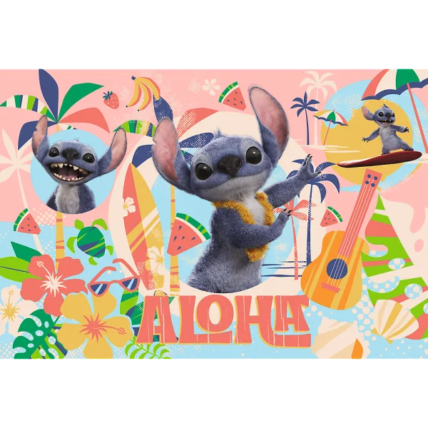  DISNEY STITCH Dėlionė „Stičas ir draugai“, 100 det.