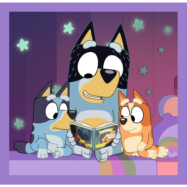  BLUEY 3 dėlionių rinkinys