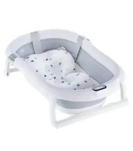 Sulankstoma vonelė su termometru Bath & Care, Grey