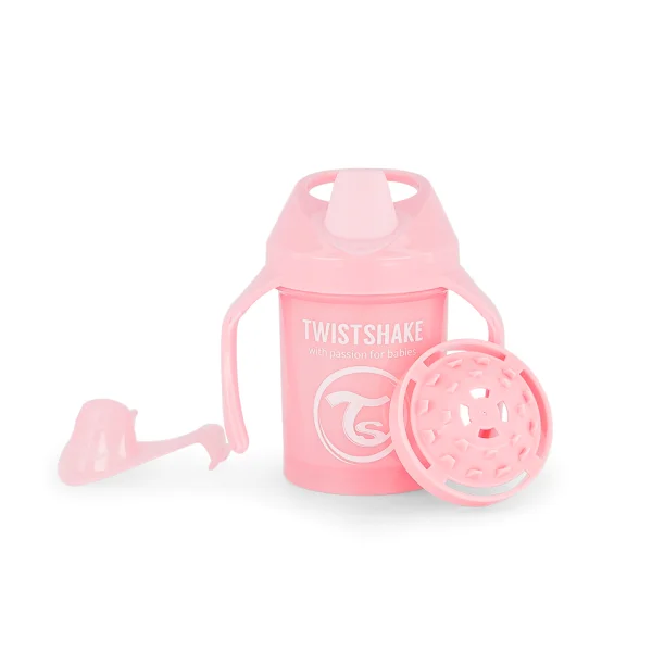 neišsiliejanti gertuvė - puodelis nuo 4mėn. 230 ml, rožinė 78267