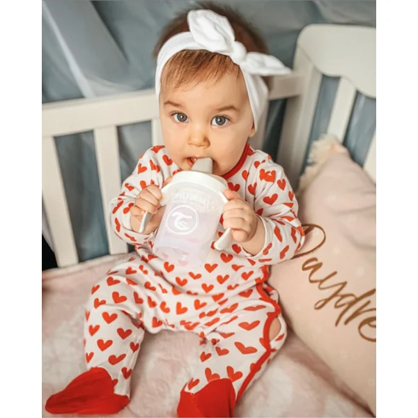 Twistshake puodelis mini baltas nuo 4mėn 230 ml 78053  thumbnail 2