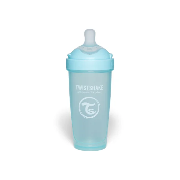 Twistshake buteliukas antikolikinis Pro Double 330ml mėlynas 79041 79041