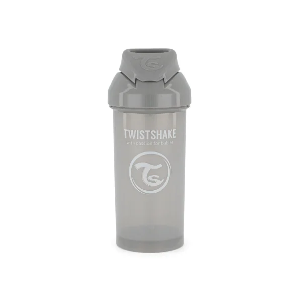 gertuvė su šiaudeliu nuo 6mėn., 360 ml, pilka 78680
