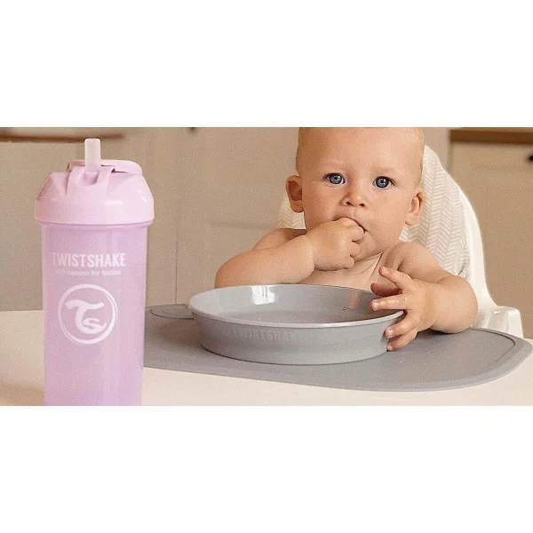 gertuvė su šiaudeliu nuo 6mėn., 360 ml, violetinė 78591 thumbnail 3