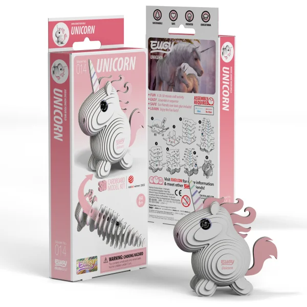  3D kartoninis modelis „Vienaragis“