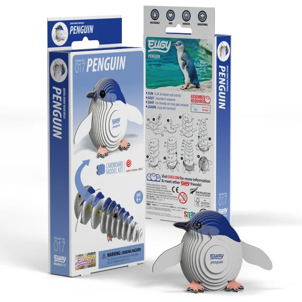  3D kartoninis modelis „Pingvinas“
