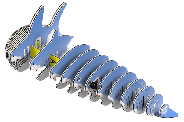  3D kartoninis modelis „Ryklys“ thumbnail 2