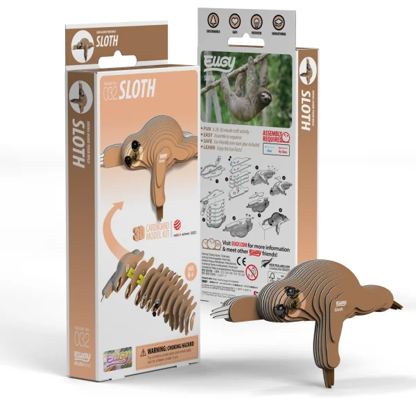  3D kartoninis modelis „Tinginys“