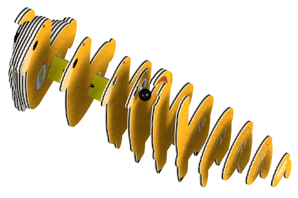  3D kartoninis modelis „Lama“ thumbnail 2